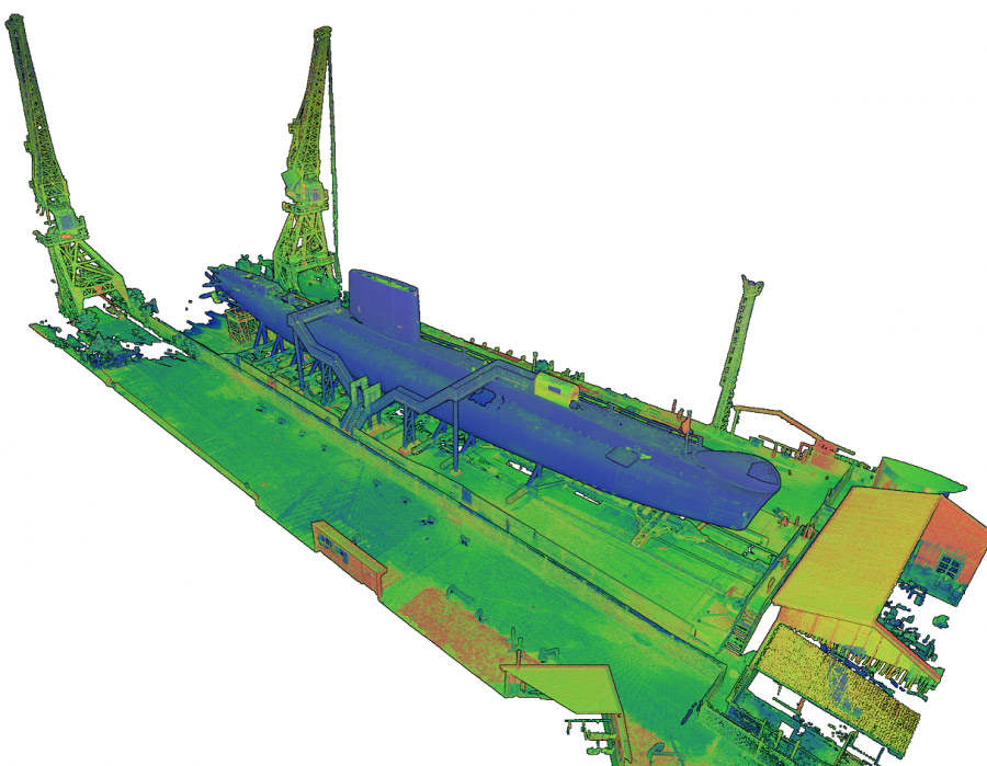 ESYSE – 3D Scanning – 3D Scan of Submarine